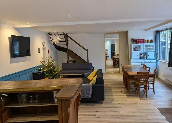 Grande Maison De Bourg Au Bord De La Riviere *